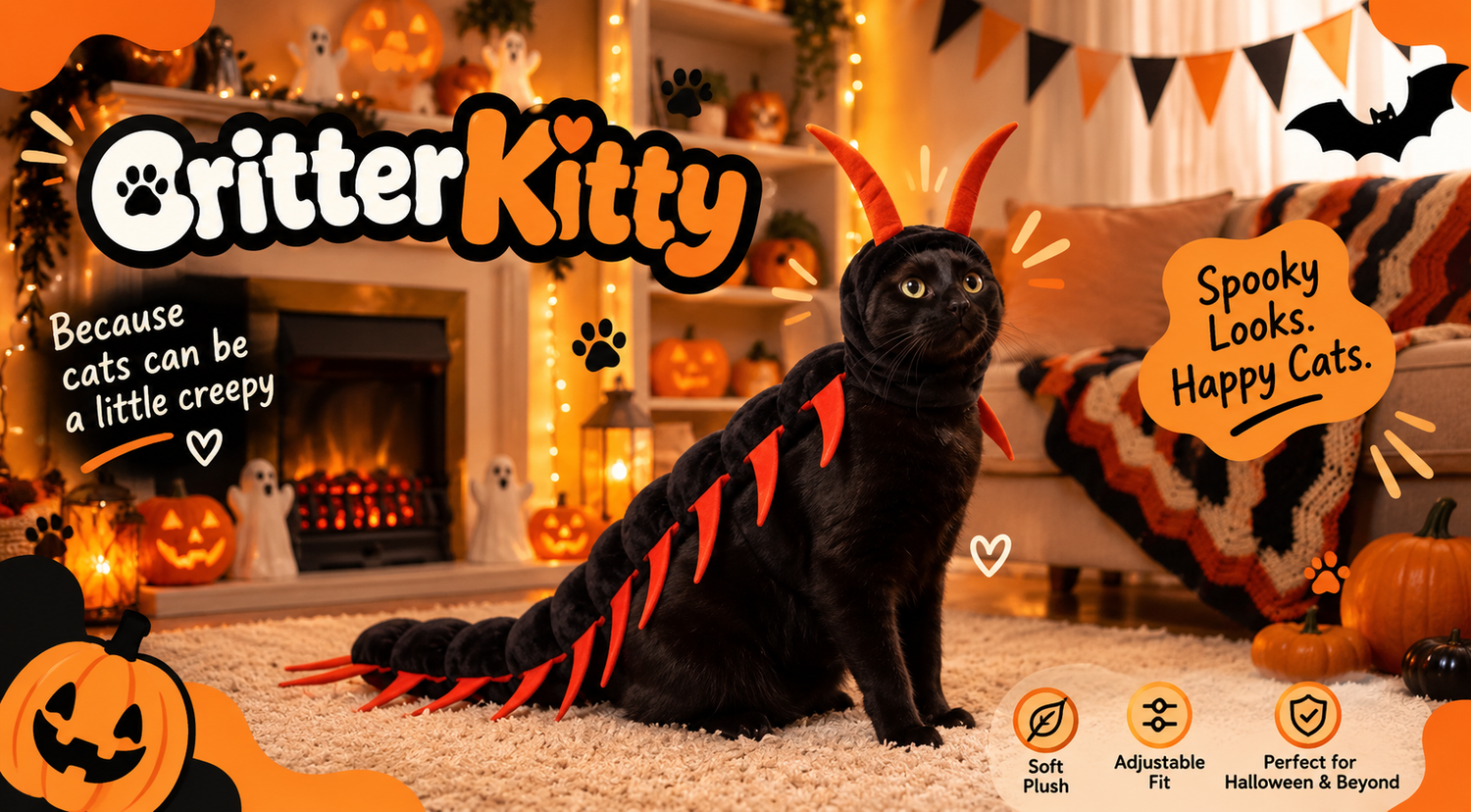 Cat Halloween Costume | CritterCrawl™ & Crawlkin™