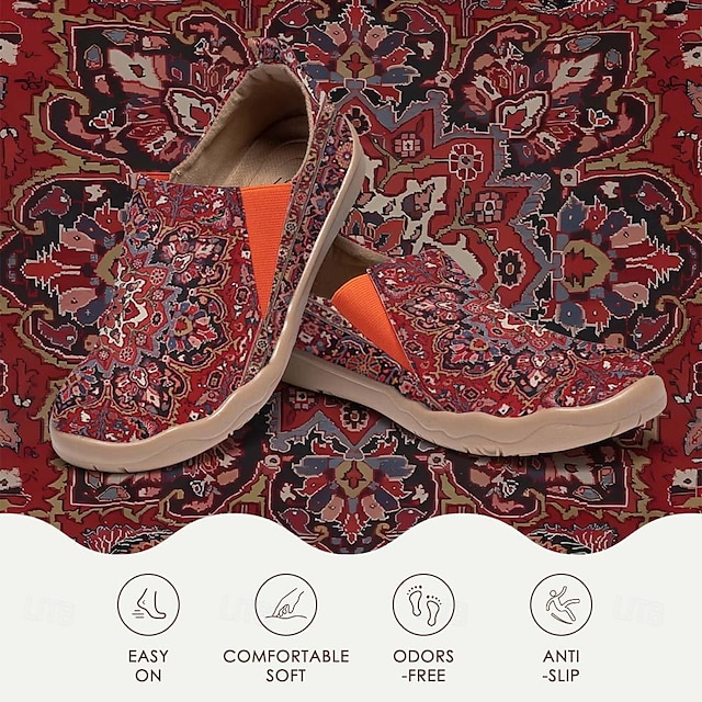 Women's Sneakers Flats Slip-Ons Print Shoes Slip-on Sneakers