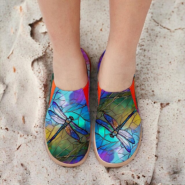 Women's Sneakers Flats Slip-Ons Print Shoes Slip-on Sneakers