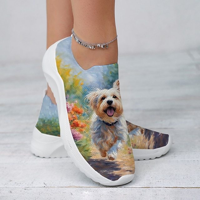 Women's Sneakers Slip-Ons Print Shoes Animal Print 