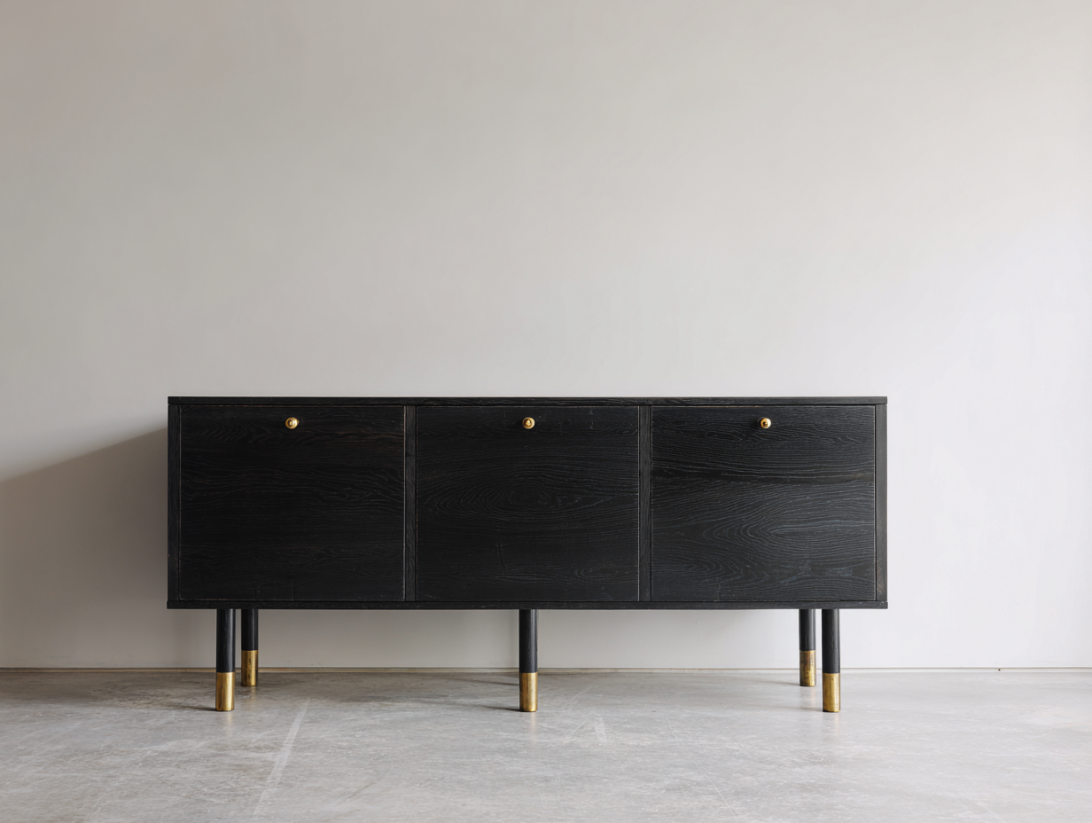 Mobile ingresso - legno - 186x41x85 cm - nero - stile contemporaneo elegante-Zizovanest