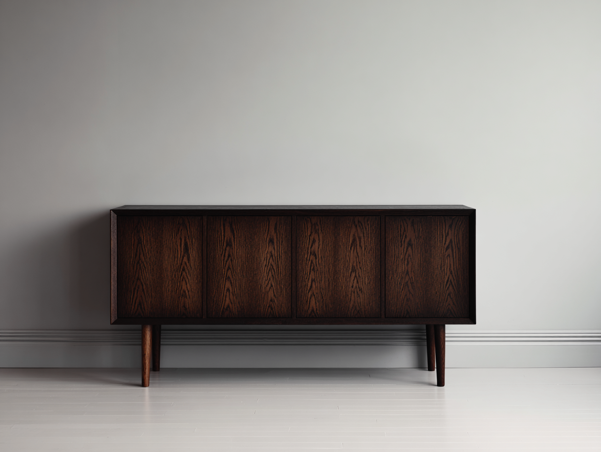 Mobile ingresso - legno - 186x42x87 cm - marrone scuro - stile minimalista moderno-Zizovanest