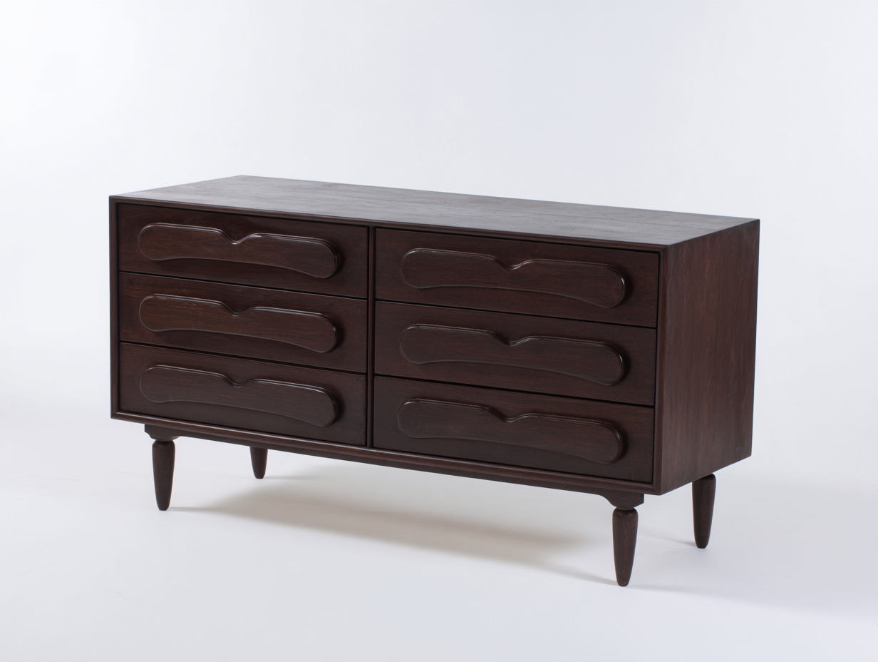 Cassettiera-Legno-148x46x84 cm-marrone-stile retrò-Rivoramahaus