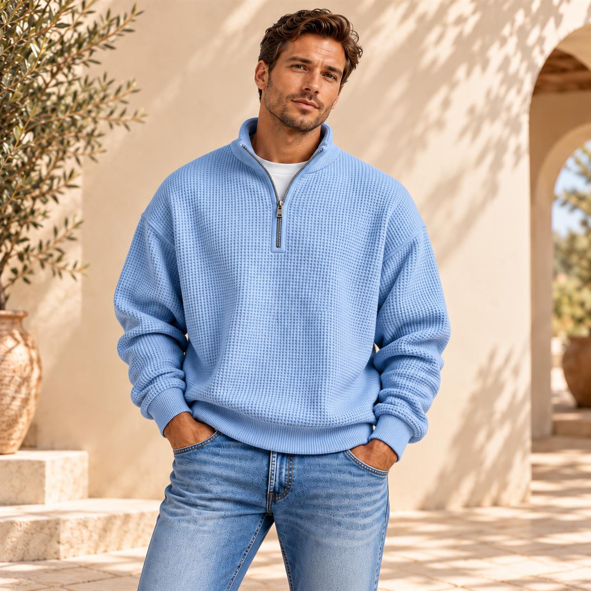 Polos — Mediterranean courtyard styling