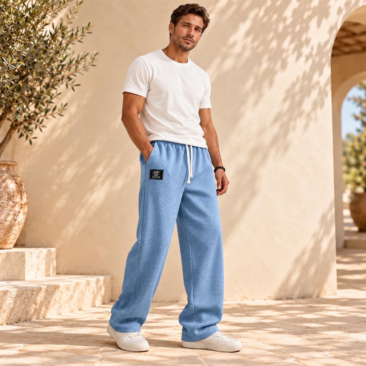 Bottoms — Mediterranean courtyard styling