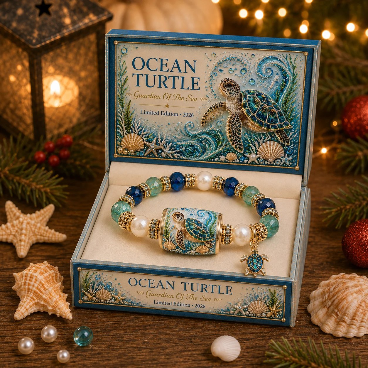 🔥Last Day 50% OFF - 🌊 Ocean Guardian Bracelet Collection | 7 Marine Creature Designs, Gemstone-Style Beads & Matching Sea Charms 🐚✨