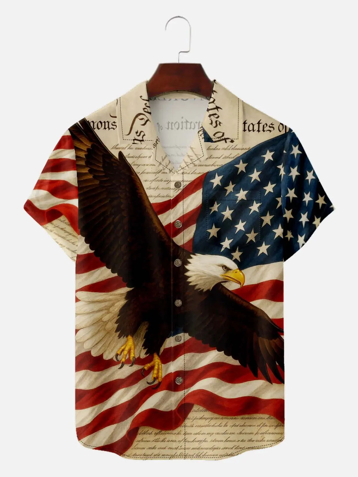 Men's Constitution Eagle Glory Short Sleeve Shirt