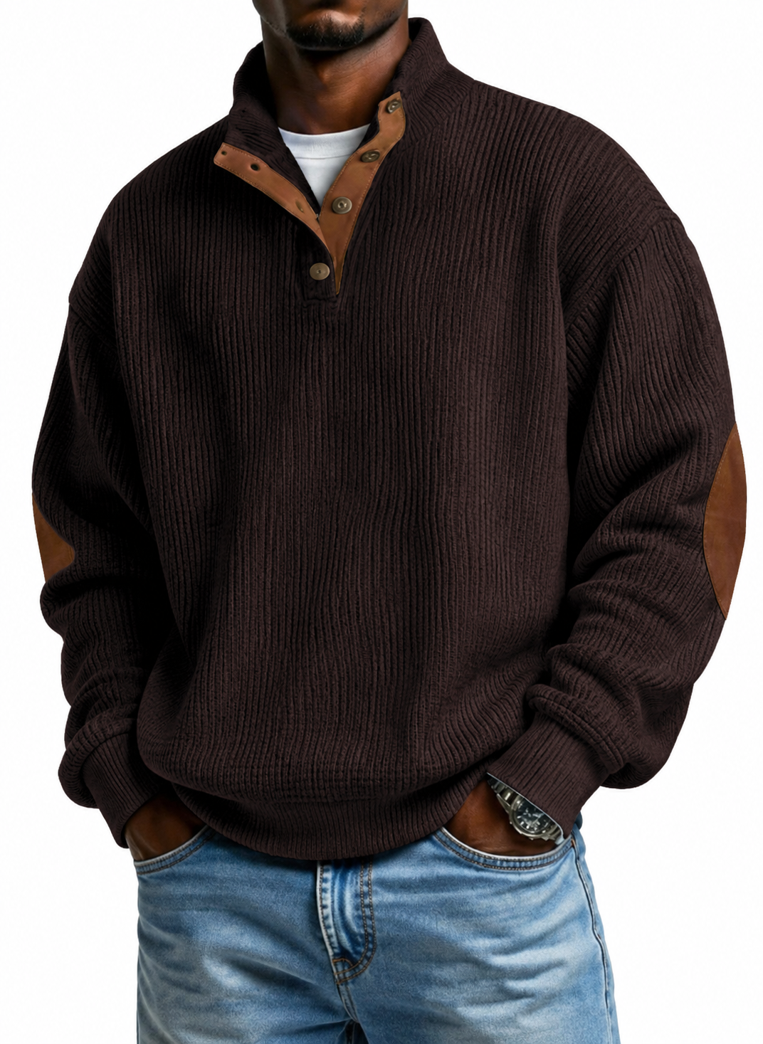 🧥🧥🧥New Corduroy Casual Stand-Collar Long-Sleeve Sweatshirt🔥🔥🔥