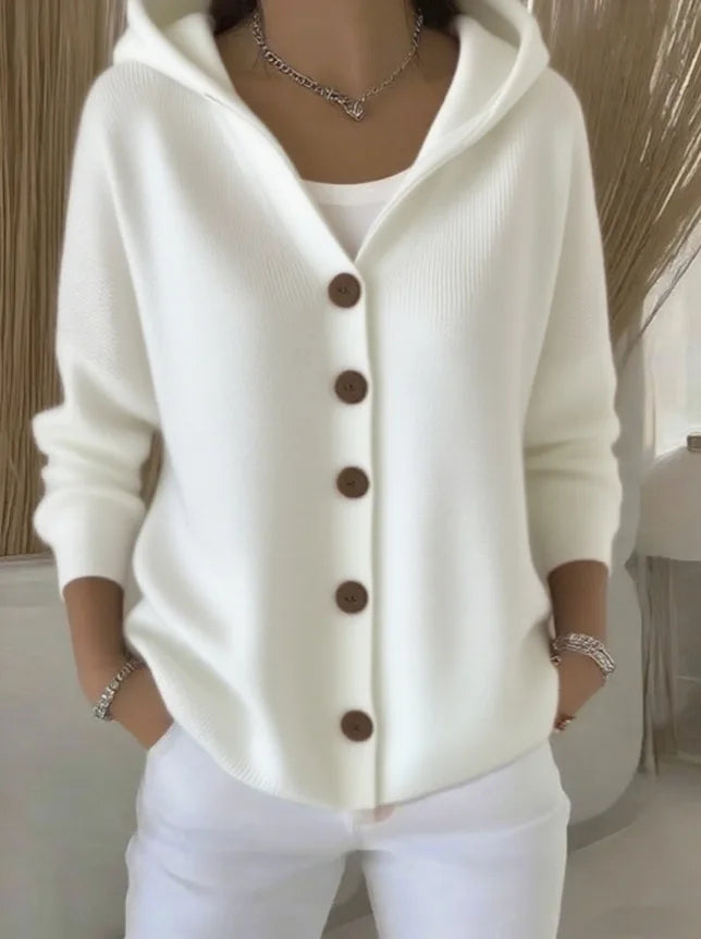 Fiona - Trendy Hooded Cardigan