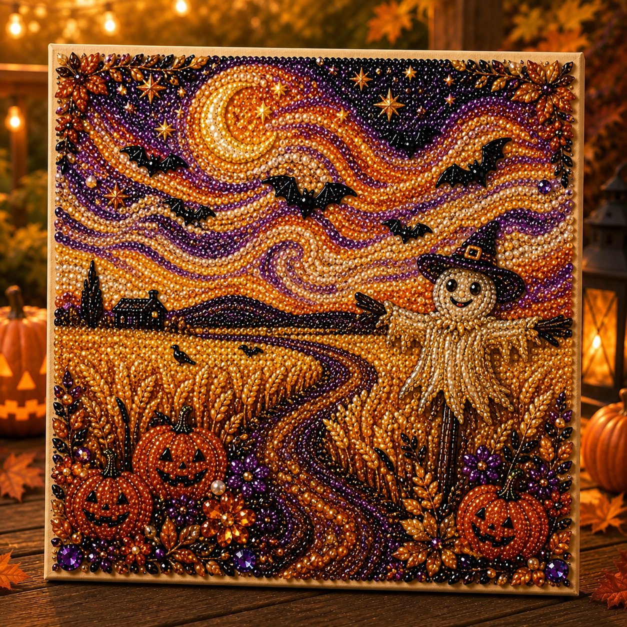 🔥Last Day 49% OFF - 🎃Halloween Theme Pearl Art DIY Kit 👻
