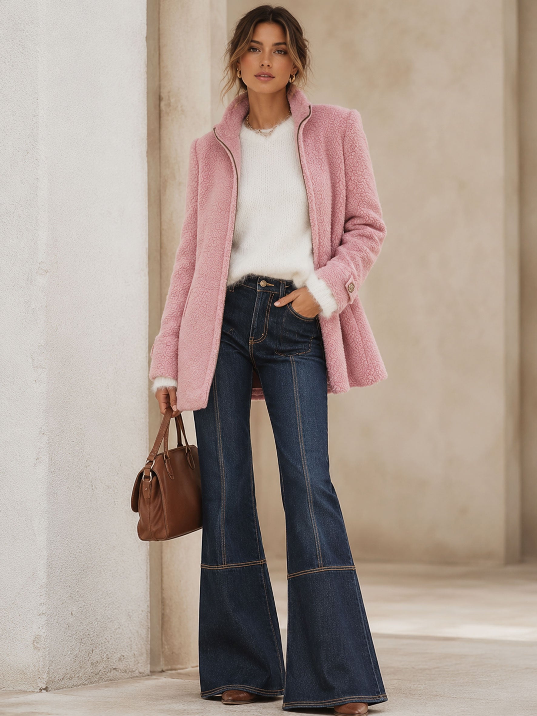 Pink Polar Fleece Jacket