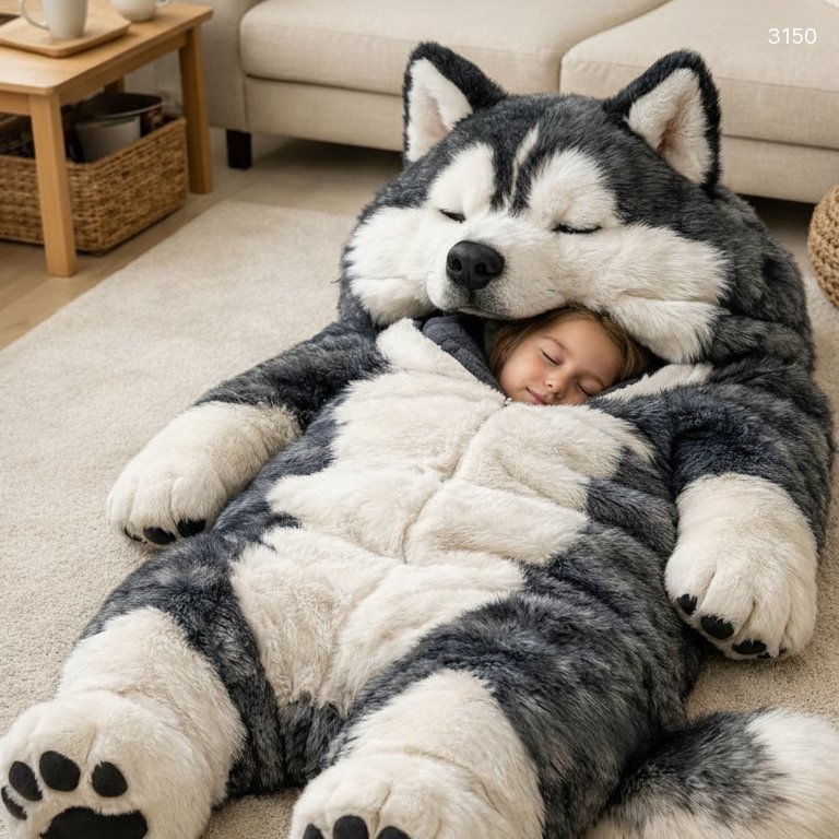 Animal-Shaped Sleeping Bag - Dog-01