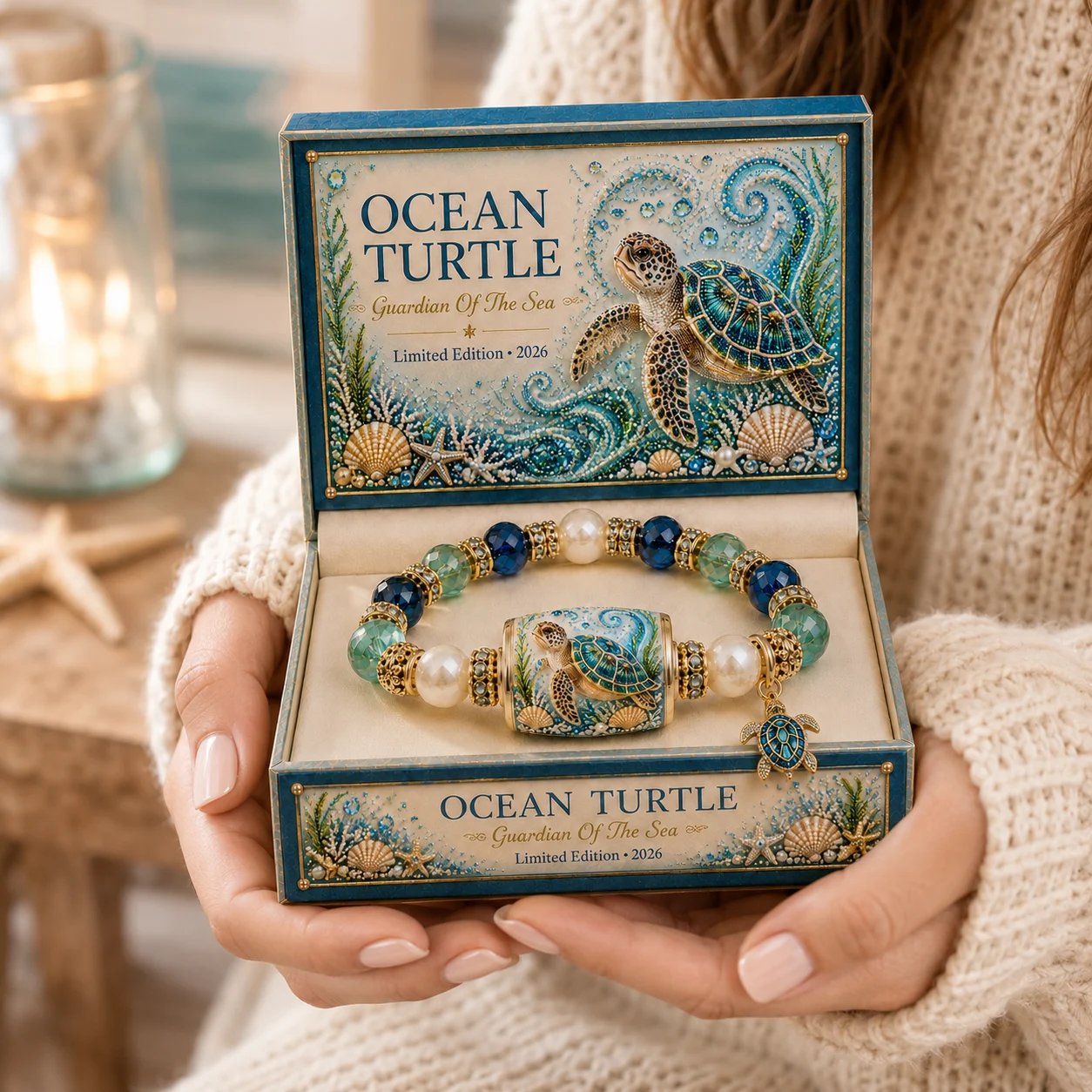 🔥Last Day 50% OFF - 🌊 Ocean Guardian Bracelet Collection | 7 Marine Creature Designs, Gemstone-Style Beads & Matching Sea Charms 🐚✨