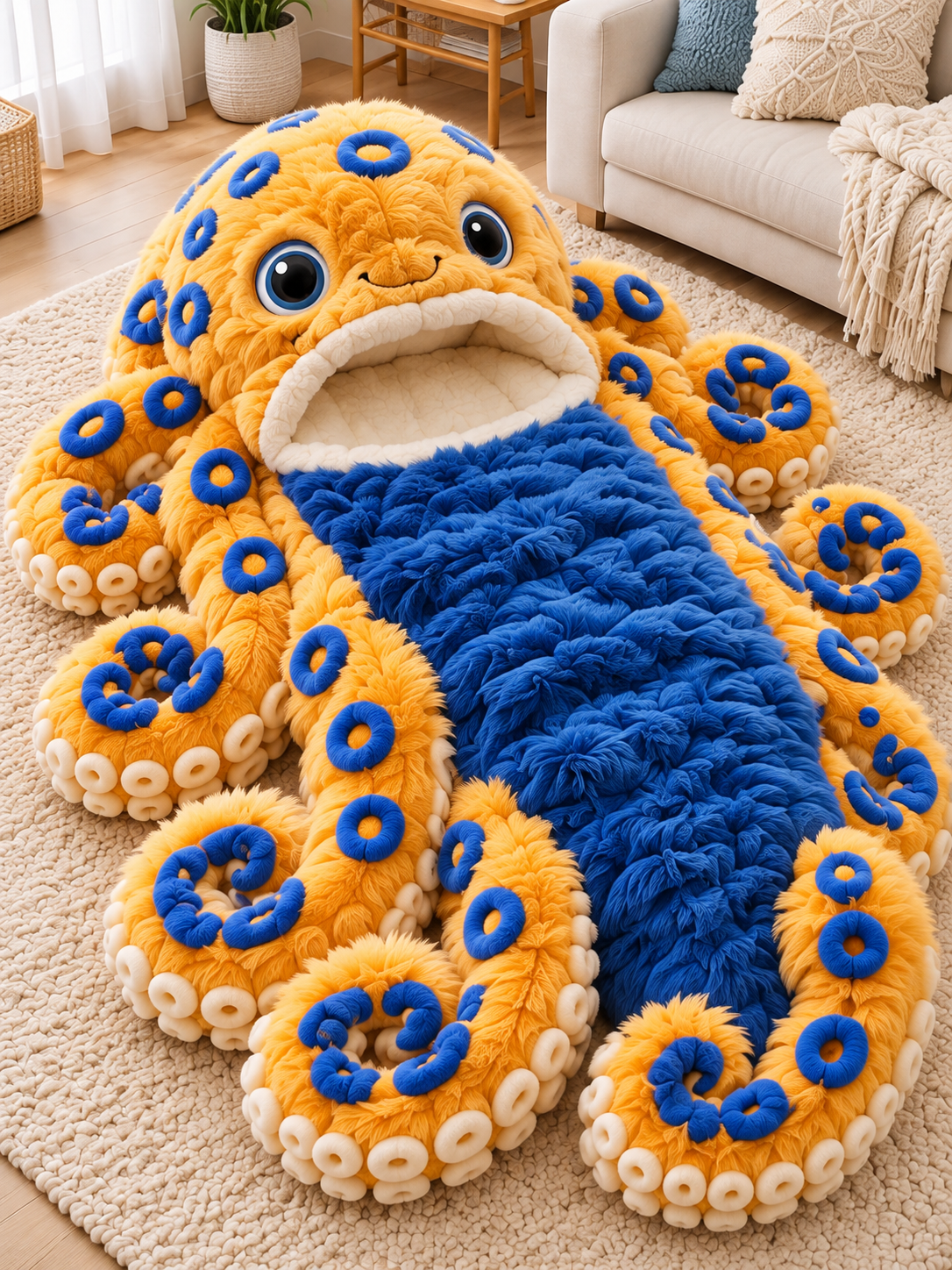 Blue Ringed Octopus Sleeping Bag