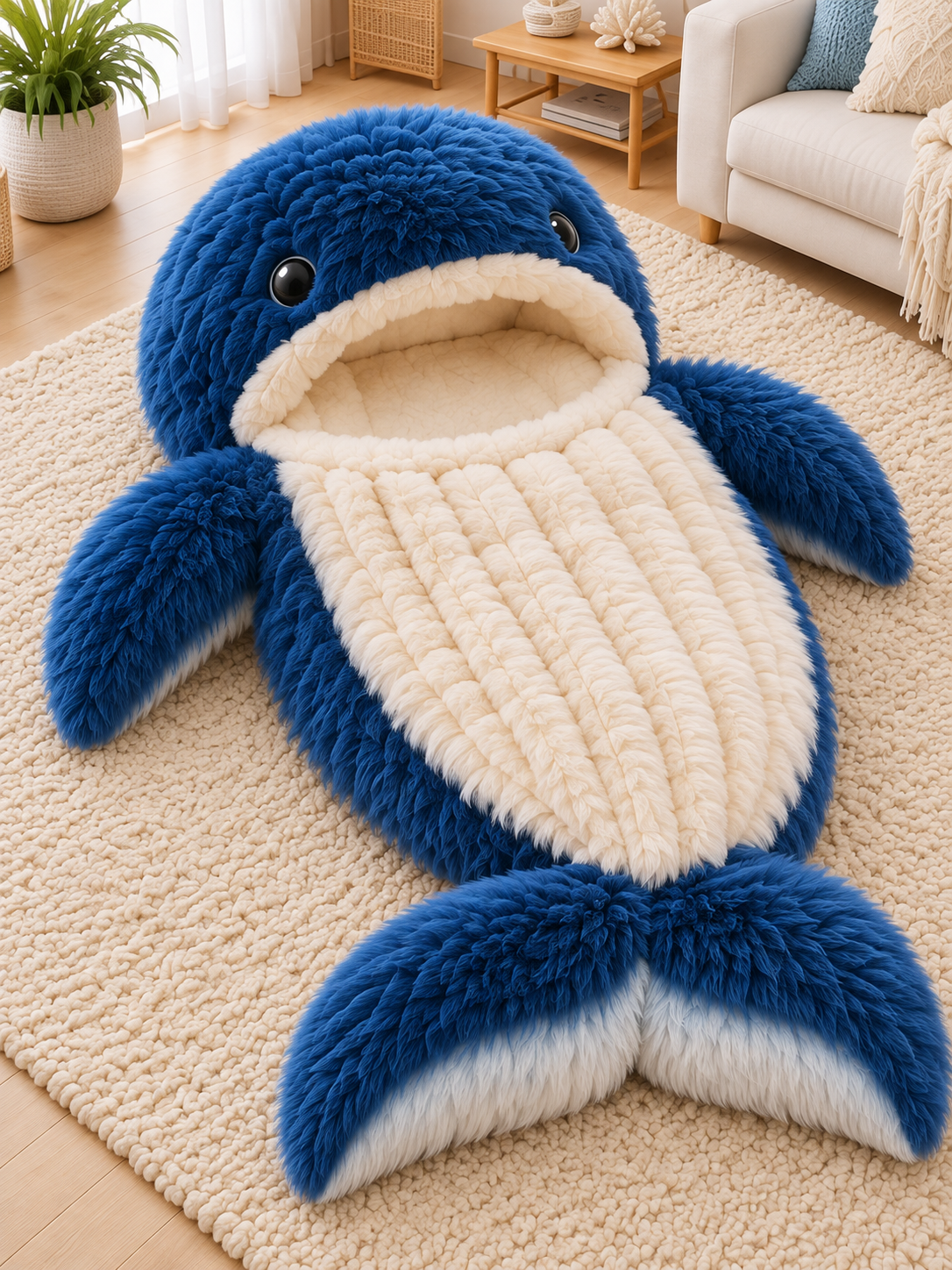 3D Ocean Animal Sleeping Bag Whale