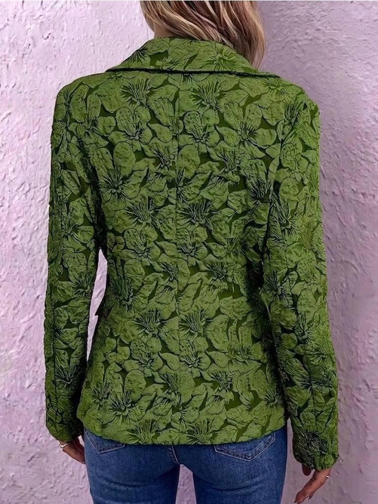 New Arrival🔥 Vintage-style Lily Jacquard Slim-fit Blazer