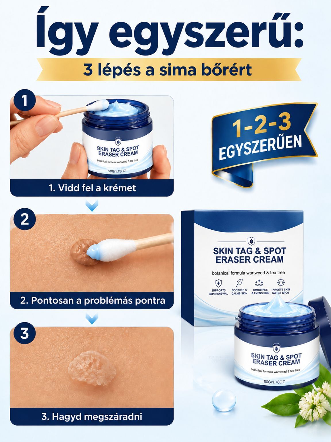  Német Formulájú Bőrhibajavító Krém | -50% Akció + Ingyenes Szállítás