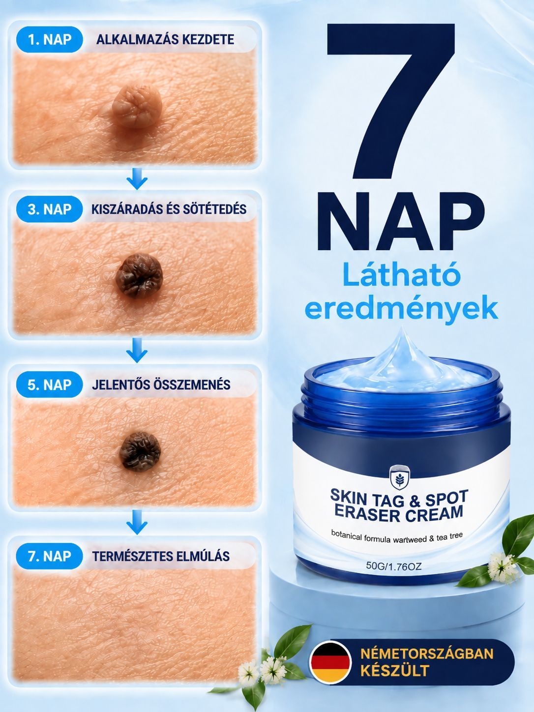  Német Formulájú Bőrhibajavító Krém | -50% Akció + Ingyenes Szállítás