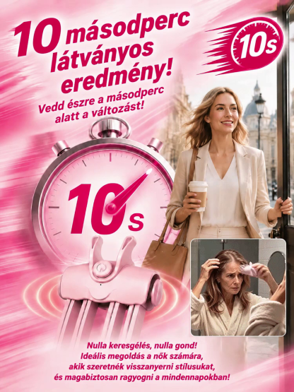 3D Elektromos Hajdúsító Kefe | Azonnali Hajtőemelés & Szalon Volumen (-50%)