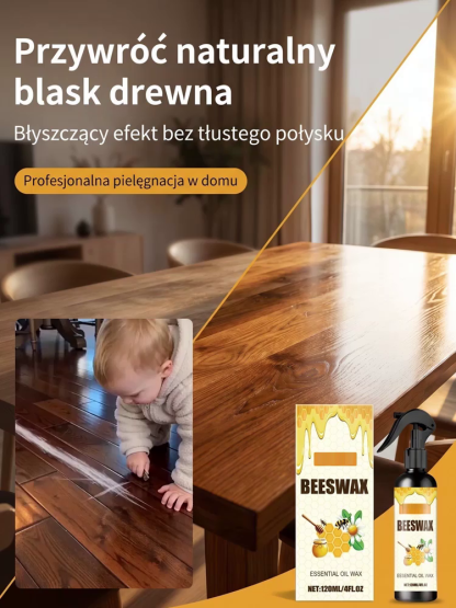 Naturalny Wosk Pszczeli w Sprayu | Odnowa Mebli w 3 Sekundy (-95%)