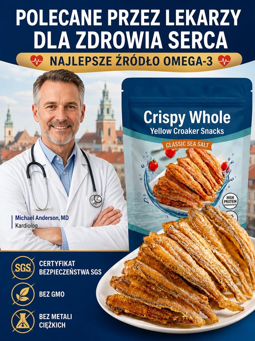 Cała Suszona Żółta Ryba z Głębin - Gotowa Przekąska (3 Smaki)