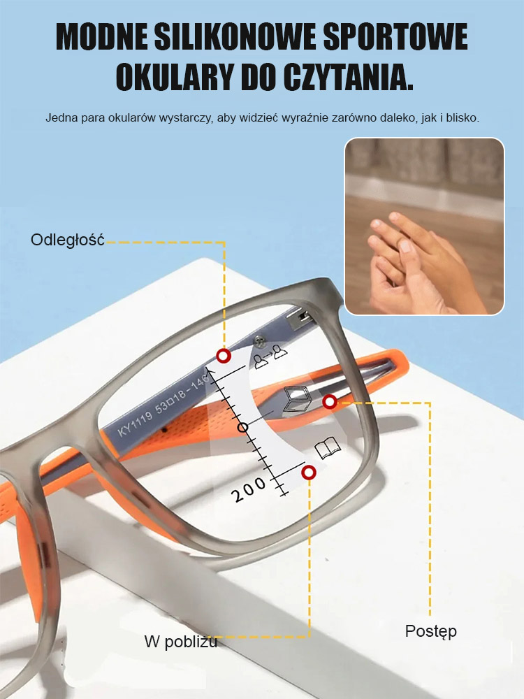 Niezniszczalne Okulary z Filtrem Światła Niebieskiego -75%