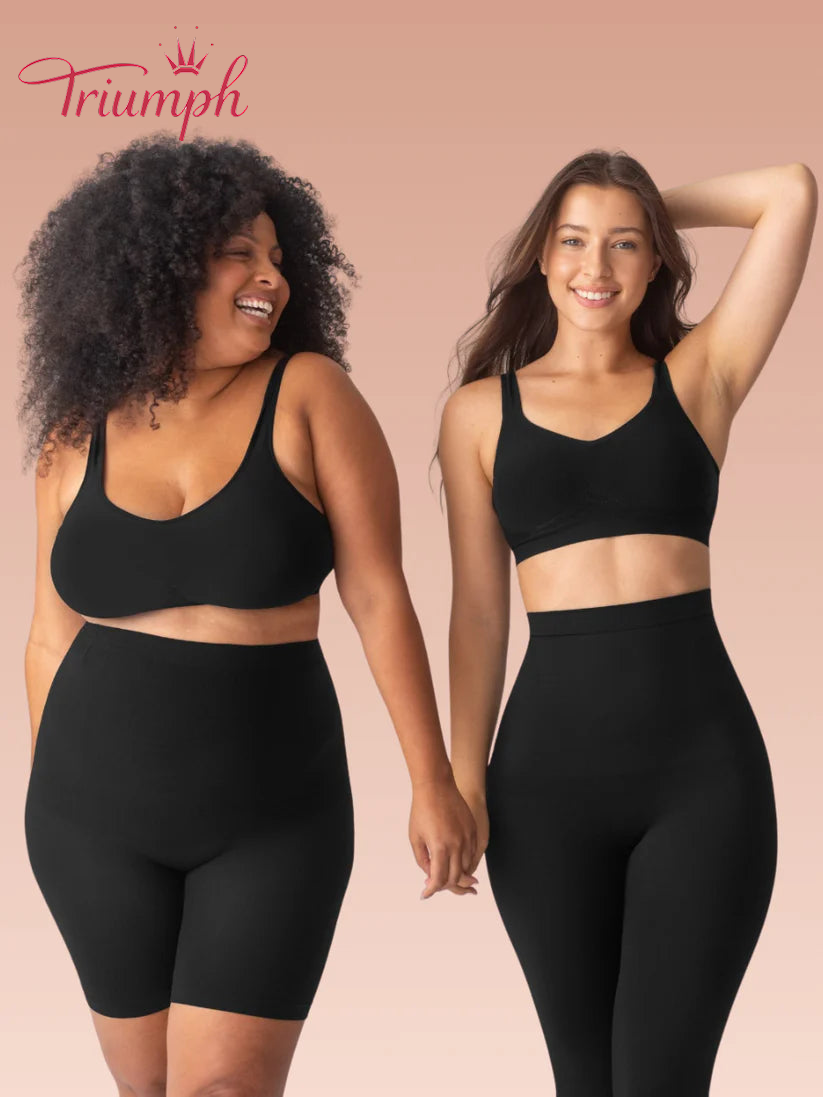 Triumph® 4-częściowy – Nowość 2026 💖 Półmiękki koronkowy biustonosz z haftem | Plus Size [65A–120H]