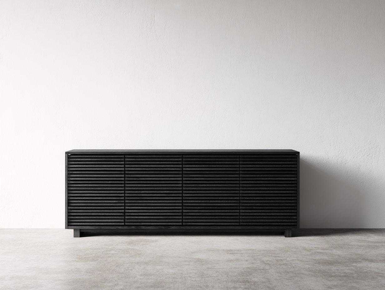 Mobile ingresso - legno - 174x40x71 cm - nero - contemporaneo-Dotihanest