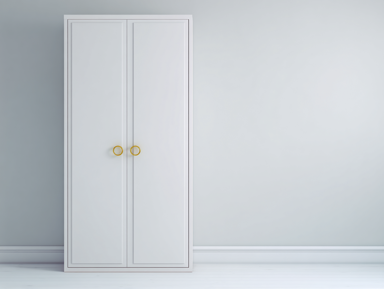 Armadio-legno ingegnerizzato-96x54x208 cm-bianco-eleganza contemporanea-Dotihanest