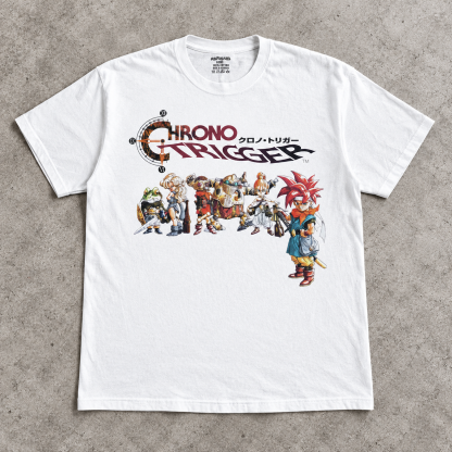 Vintage-Channel Retro 'Chrono Trigger' White T-Shirt