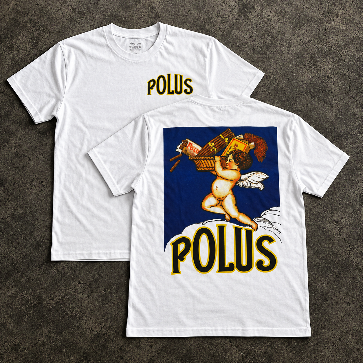 Vintage-Channel Vintage 1920 'Polus Cigar' Poster Heavyweight T-Shirt