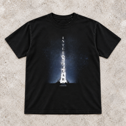 Vintage-Channel 2014 Interstellar Promo Black Tee