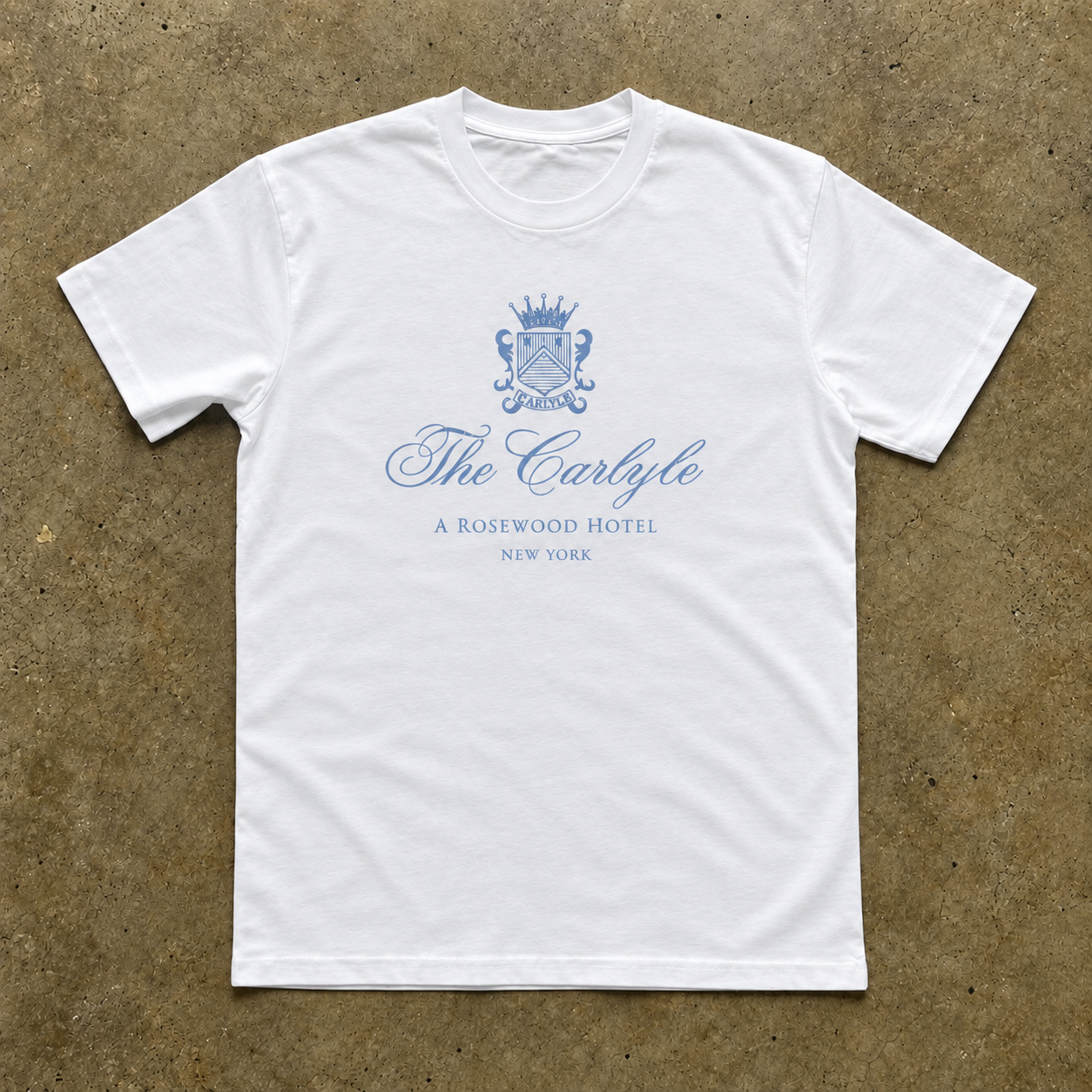Vintage-Channel The Carlyle Hotel White Heavy Weight Tee