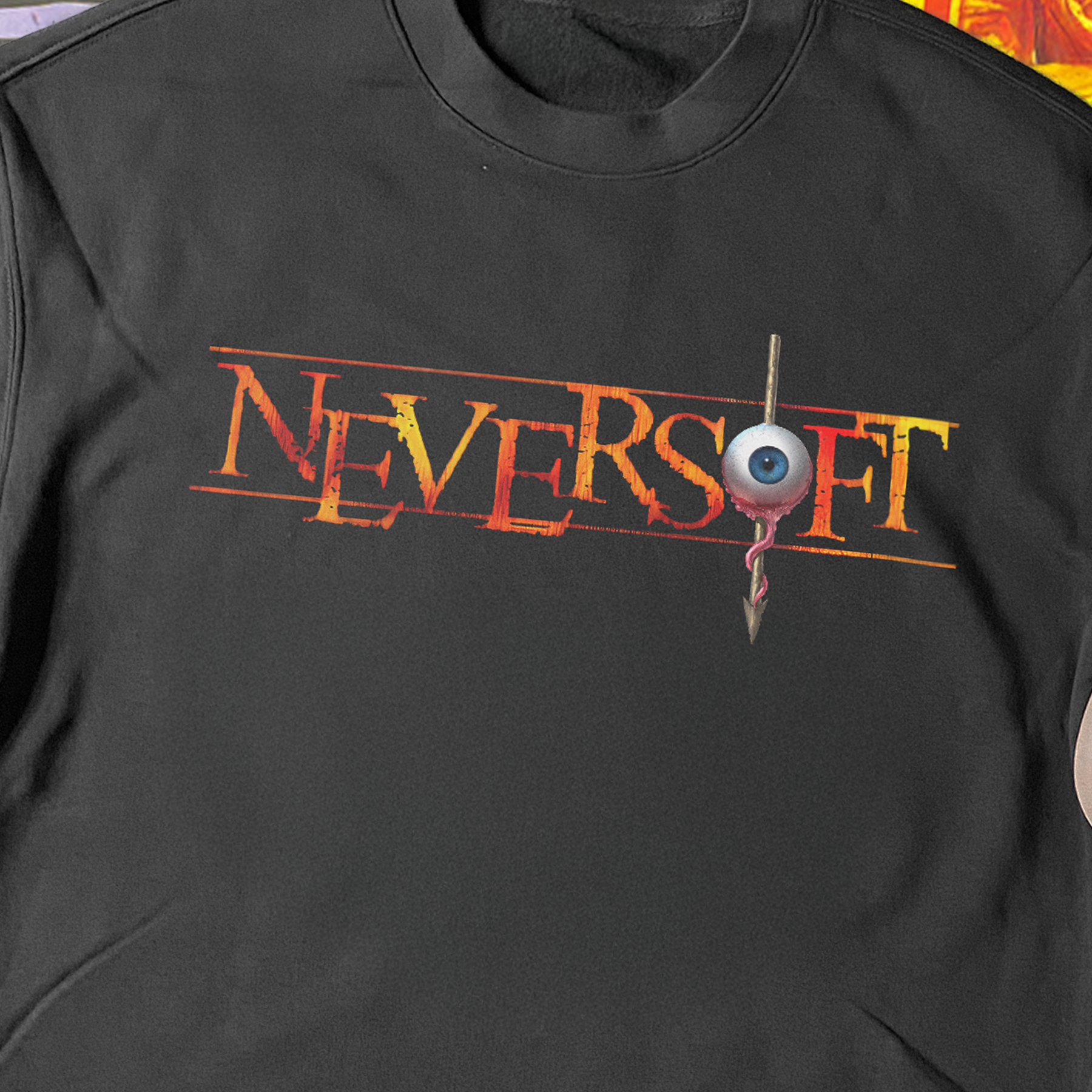 2000S 'Neversoft' Black Crewneck Sweatshirt