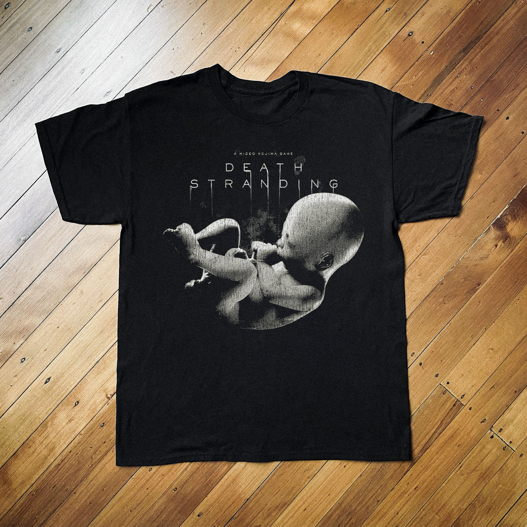 Vintage-Channel Bb Death Stranding Black T-Shirt-Vintage-Channel