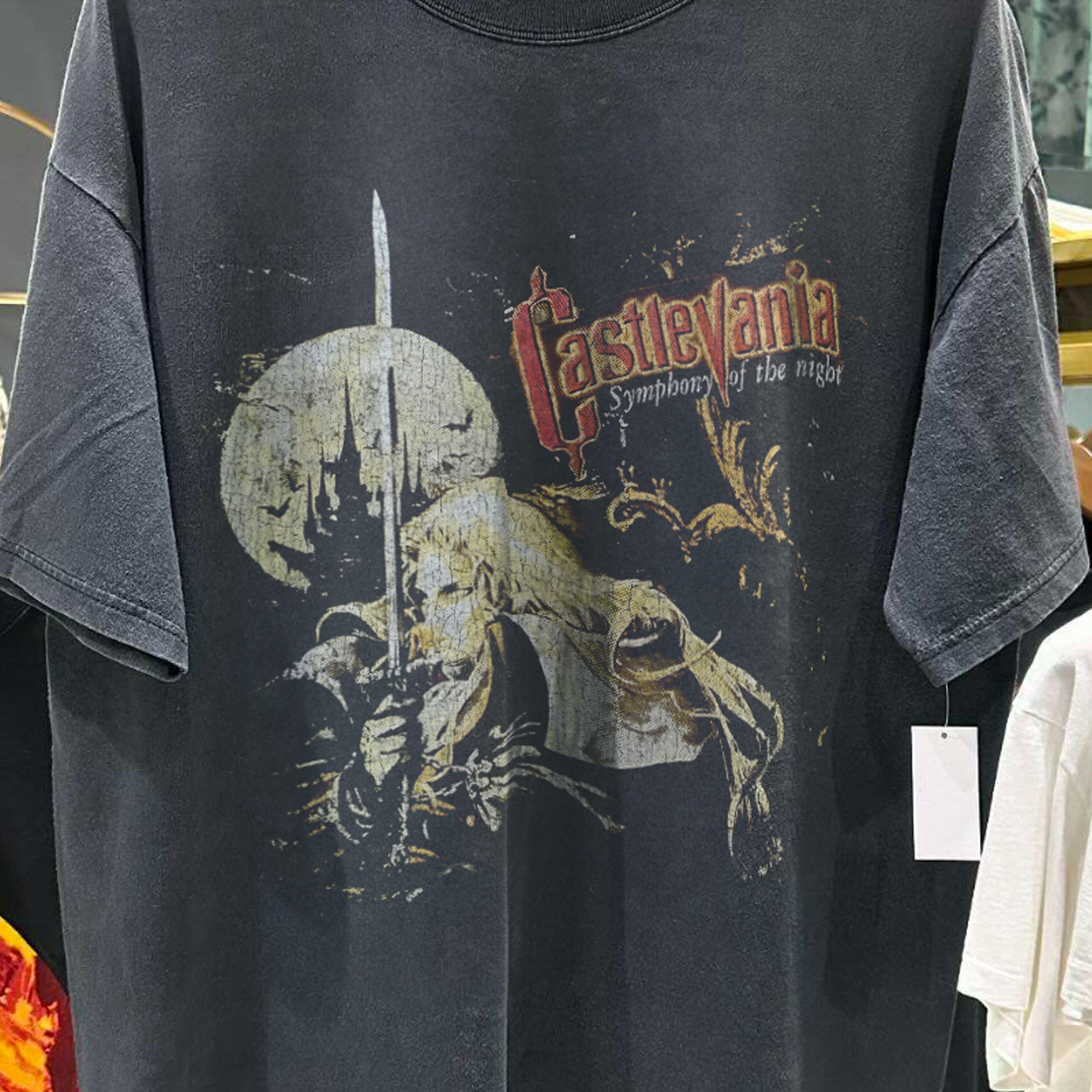 Vintage-Channel 1997 Castlevania 'Sotn' Rare Black T-Shirt-Vintage-Channel