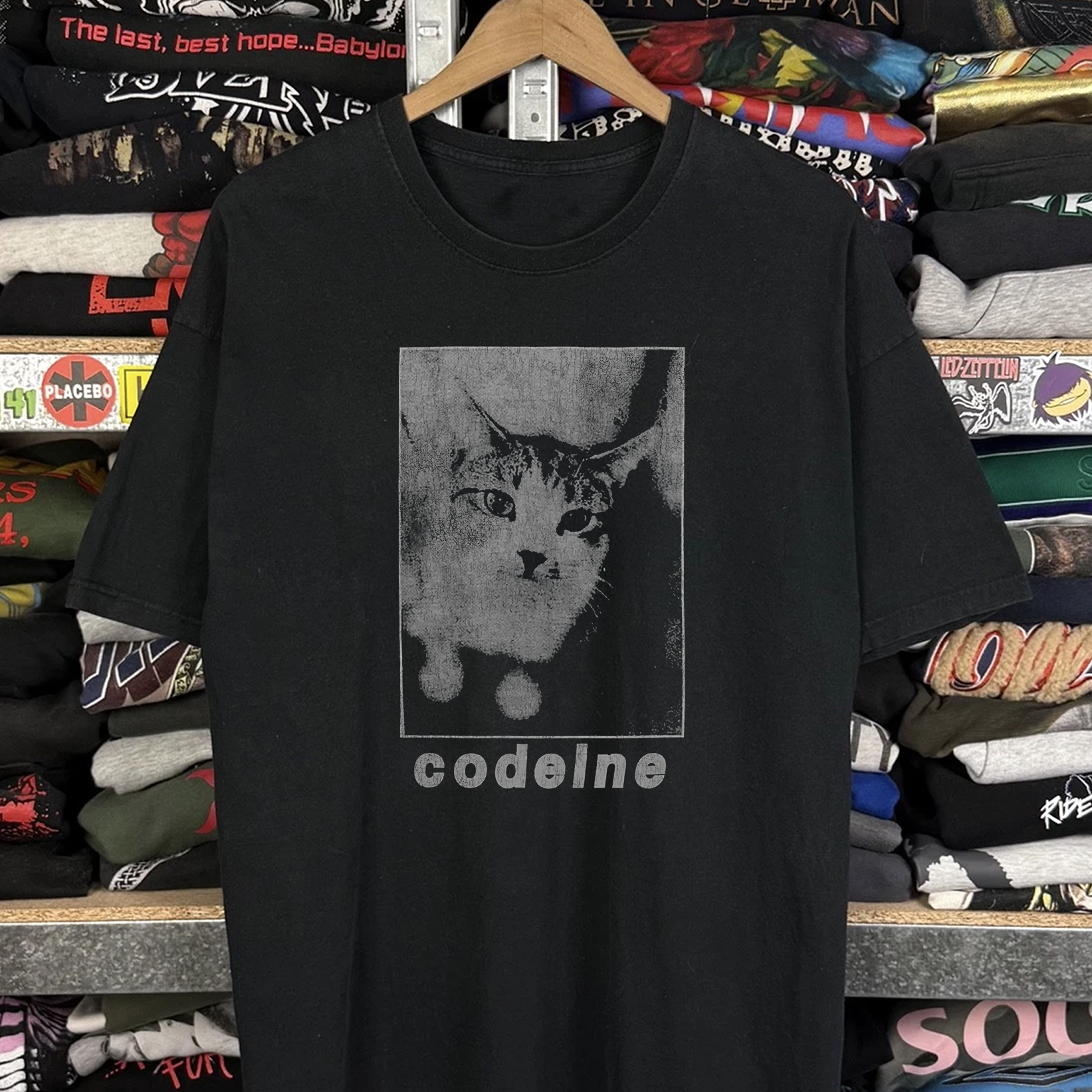 Vintage-Channel Rare Codeine Black Tee-Vintage-Channel