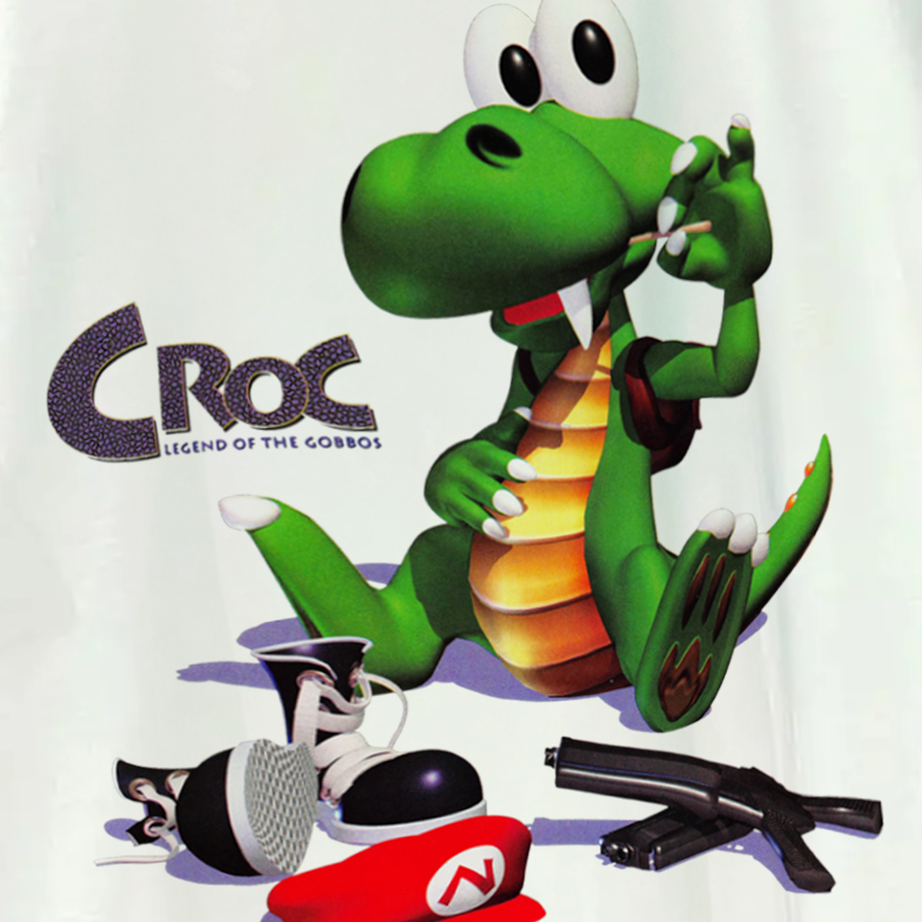 Vintage-Channel 90S 'Croc' Promo T-Shirt White-Vintage-Channel