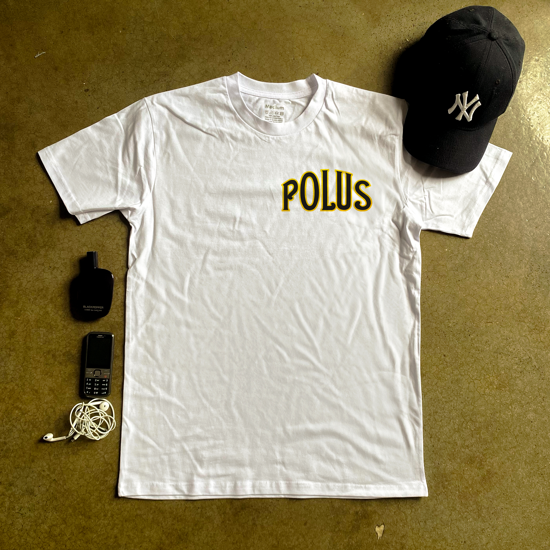 Vintage-Channel Vintage 1920 'Polus Cigar' Poster Heavyweight T-Shirt-Vintage-Channel