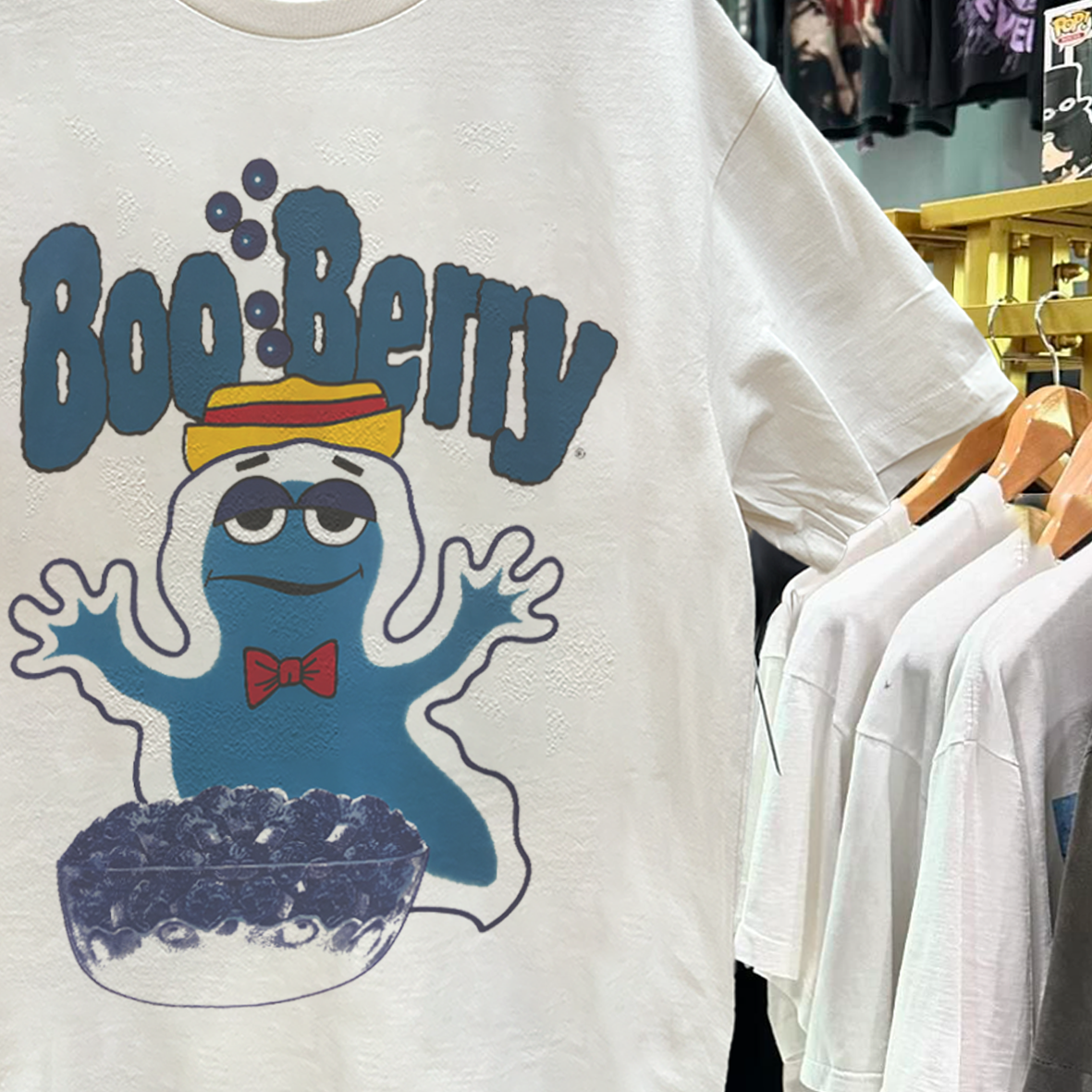 Vintage-Channel Boo Berry 80's Promo White Vintage T-Shirt-Vintage-Channel