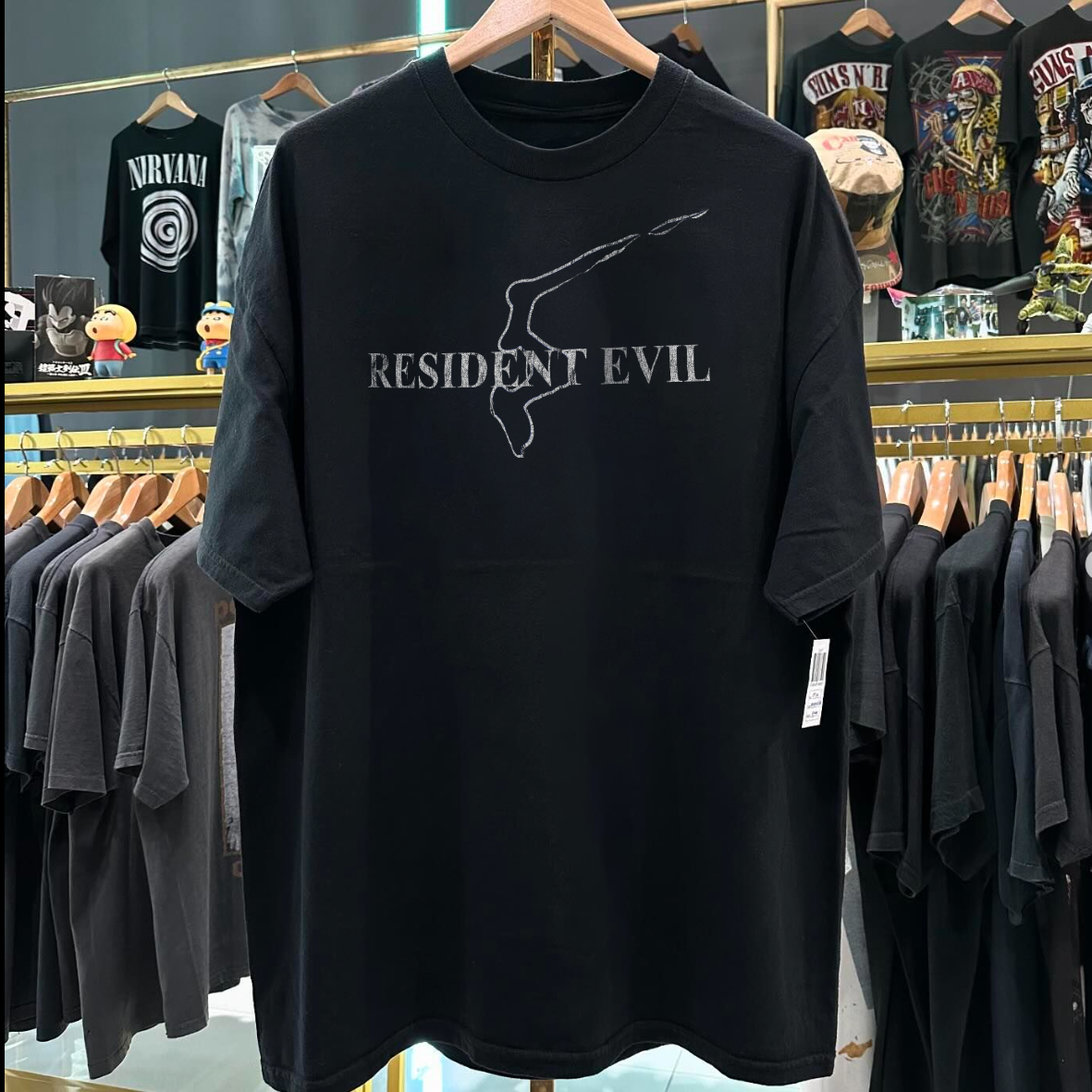 Vintage-Channel Resident Evil 5 2009 Promo Vintage Black T-Shirt-Vintage-Channel