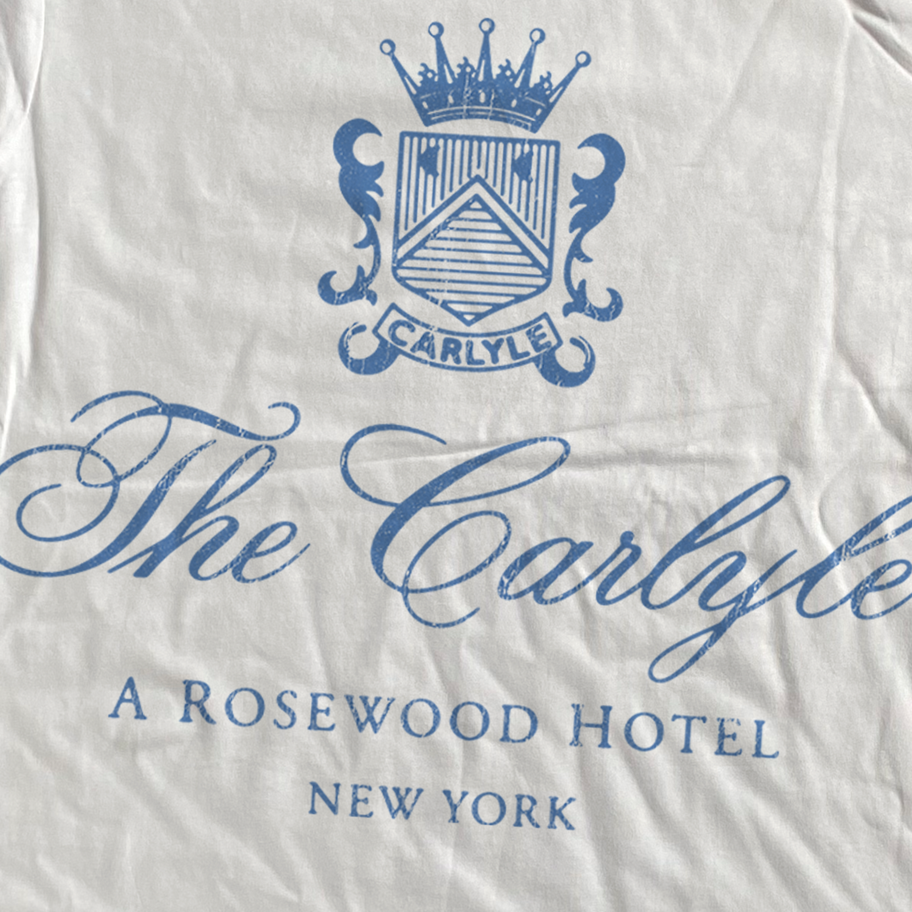 Vintage-Channel The Carlyle Hotel White Heavy Weight Tee-Vintage-Channel