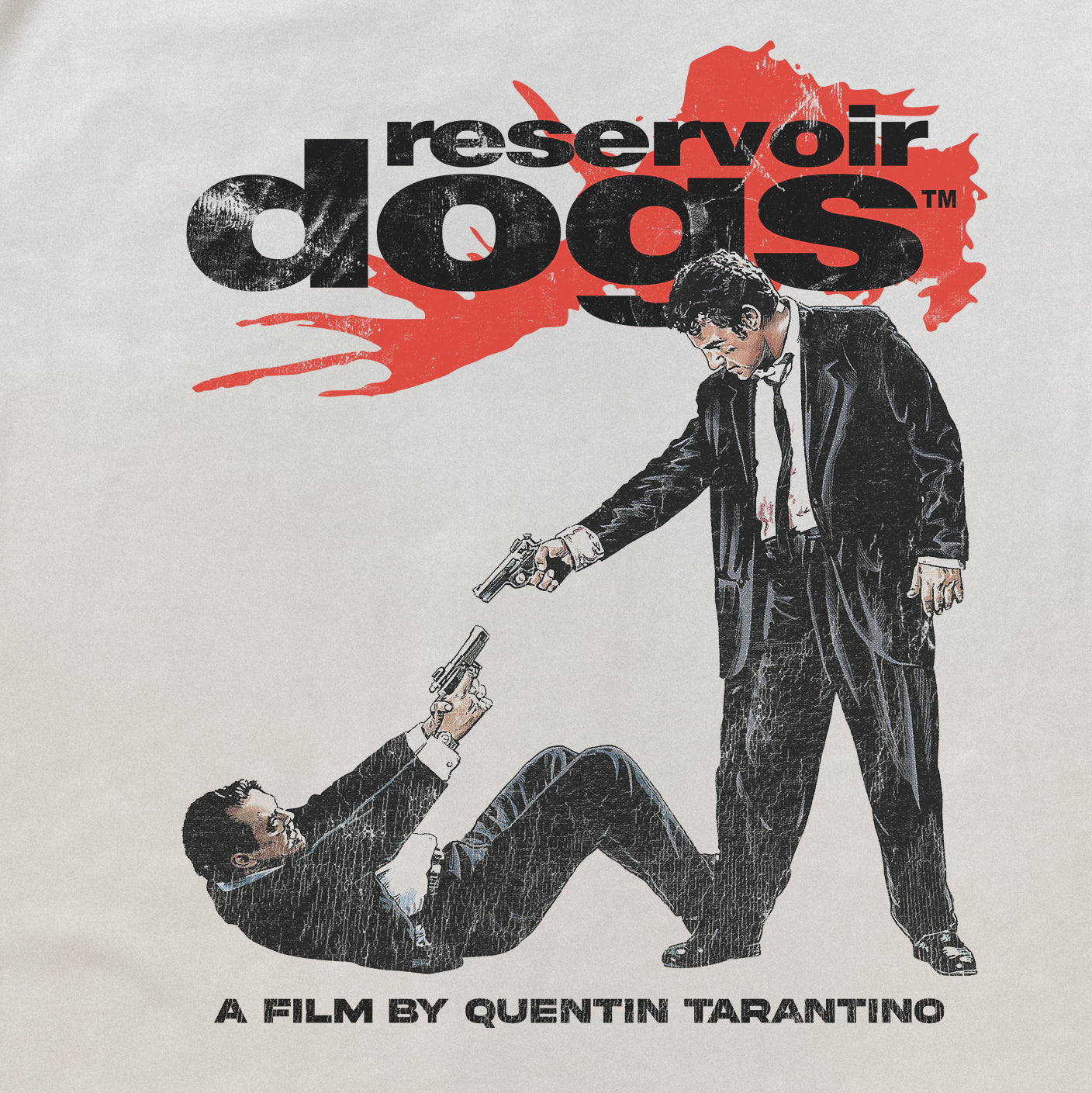 Vintage-Channel Reservoir Dogs Movie Heavyweight White T-Shirt-Vintage-Channel