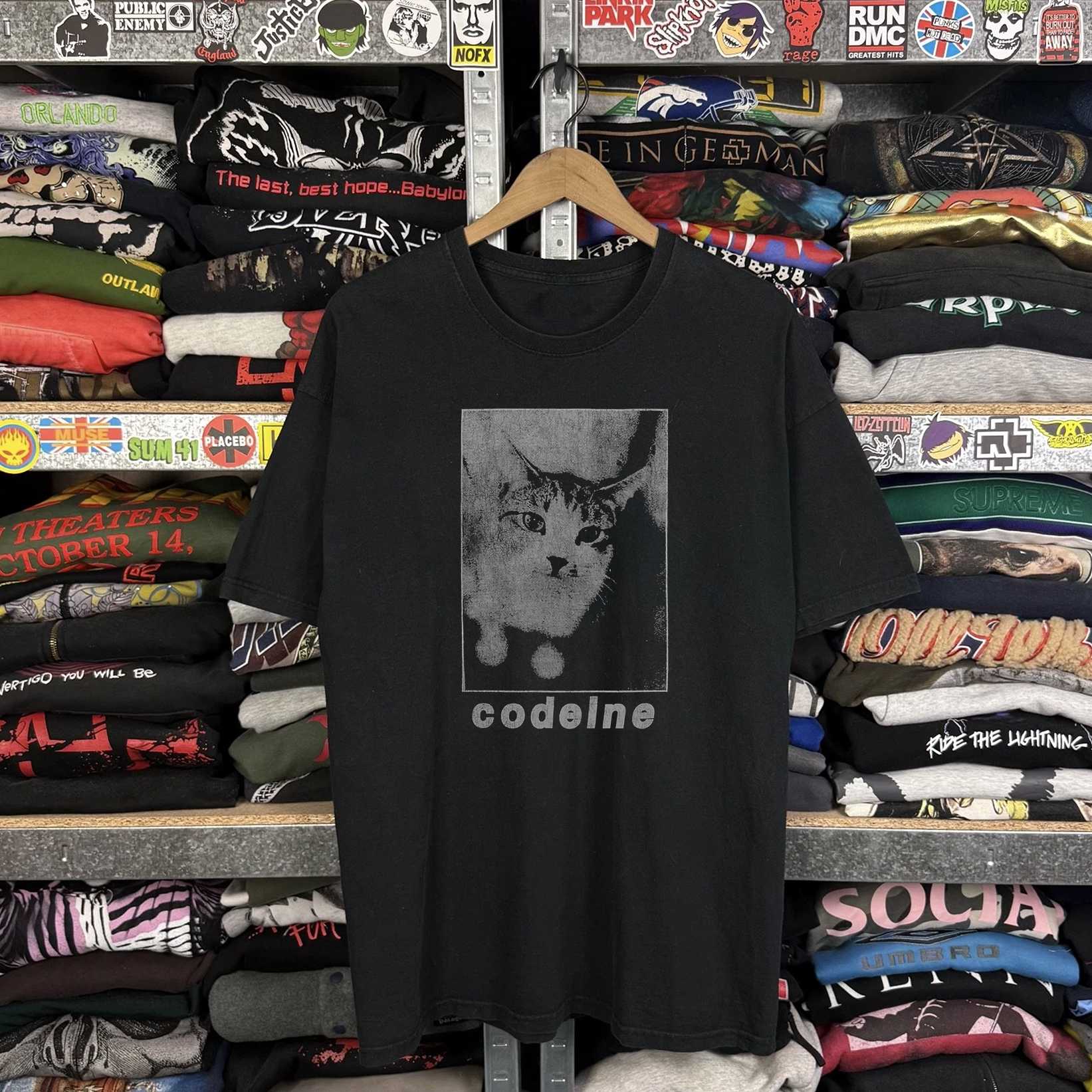 Vintage-Channel Rare Codeine Black Tee-Vintage-Channel