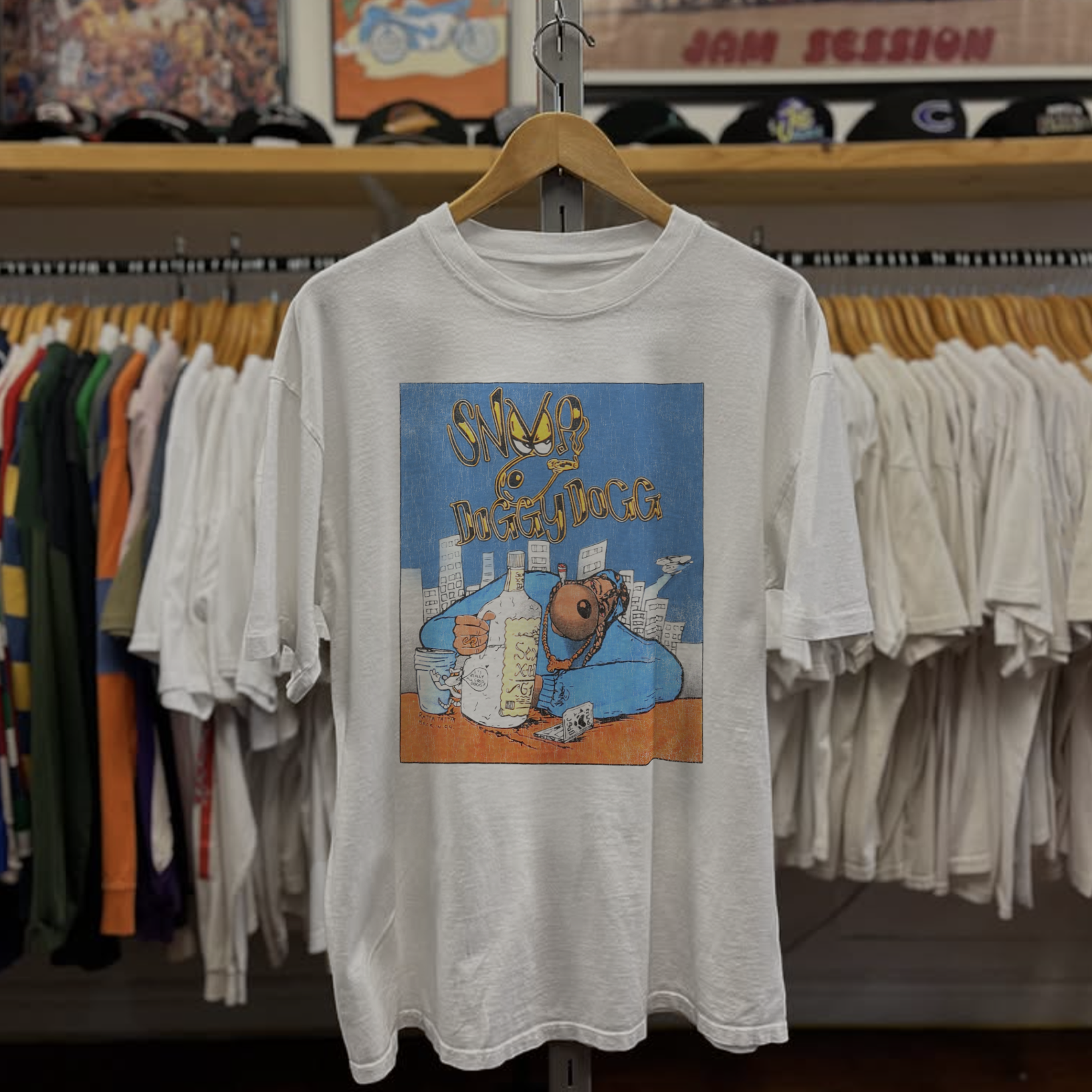 Vintage-Channel Rare Snoop Dogg White Tee-Vintage-Channel
