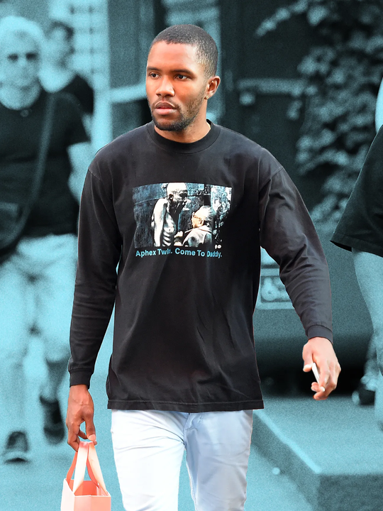 Vintage-Channel Aphex Twin. Come To Daddy Longsleeve Vintage Black T-Shirt-Vintage-Channel