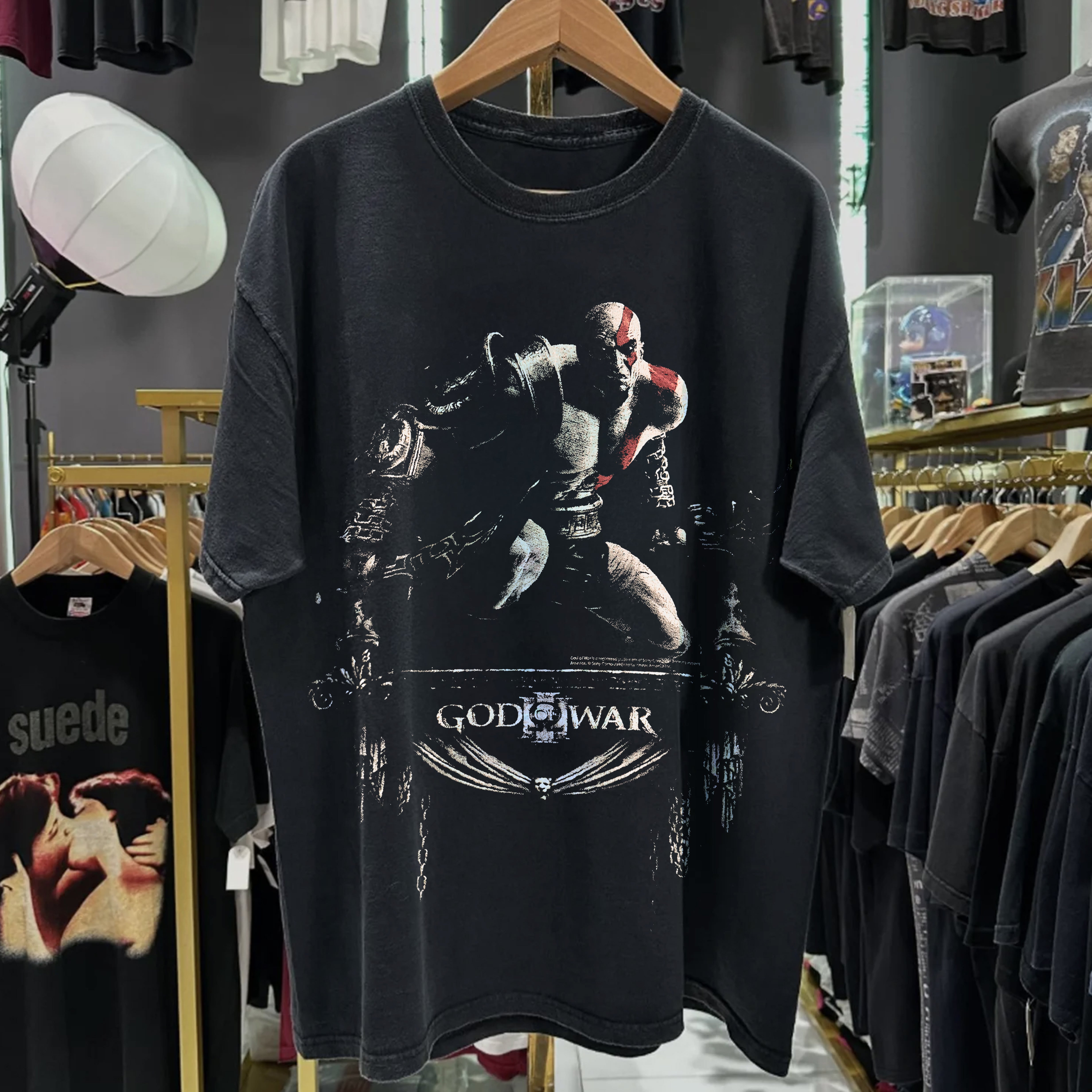 Vintage-Channel 2010 God Of War III Promo Black Tee-Vintage-Channel
