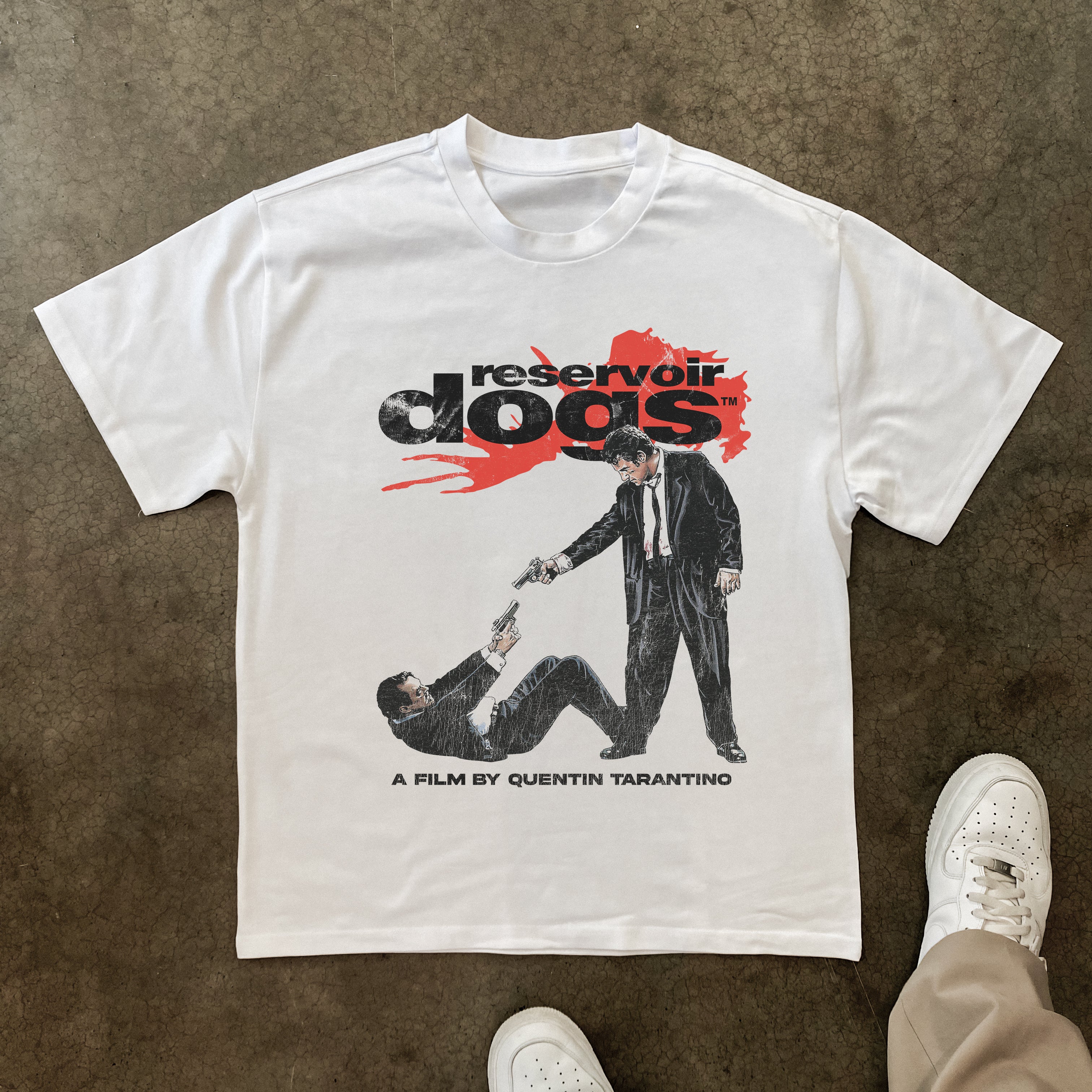 Vintage-Channel Reservoir Dogs Movie Heavyweight White T-Shirt-Vintage-Channel