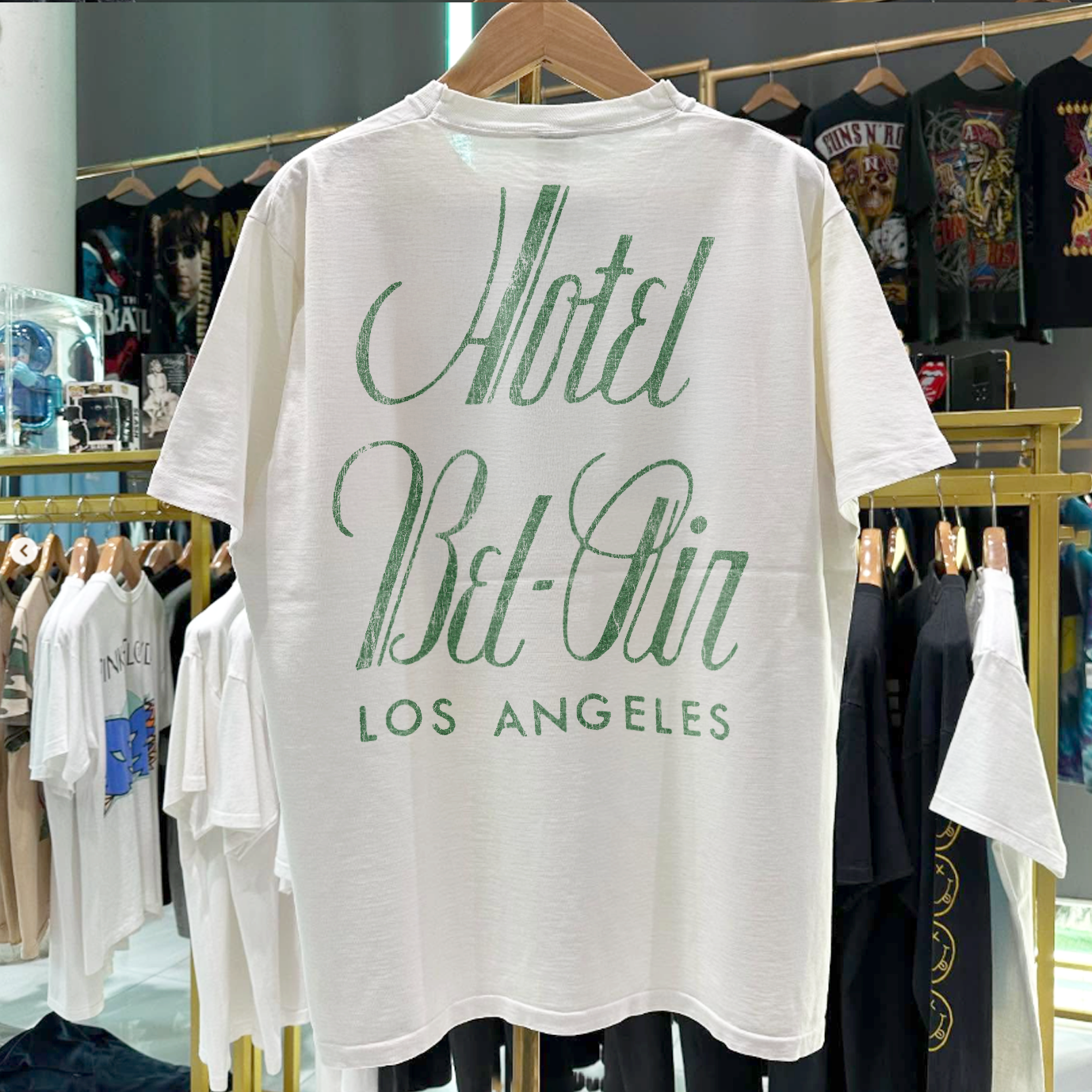Vintage-Channel 90s Hotel Bel-Air Rare White T-Shirt-Vintage-Channel