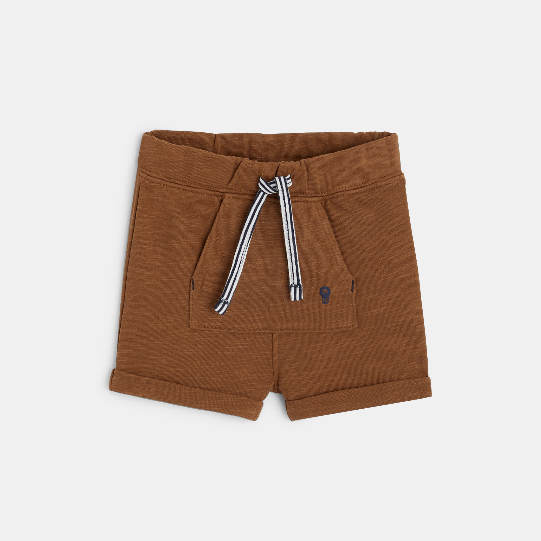 Short molleton beige bébé garçon - Marron Castor